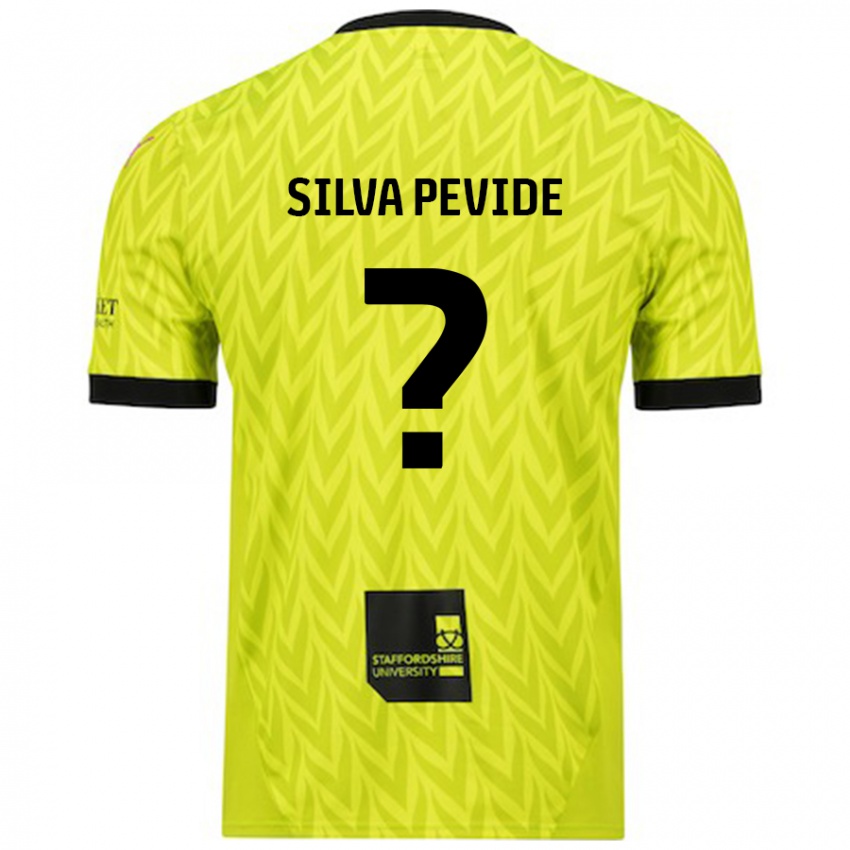 Kinder Joao Silva Pevide #0 Fluoreszierend Grün Auswärtstrikot Trikot 2024/25 T-Shirt Österreich