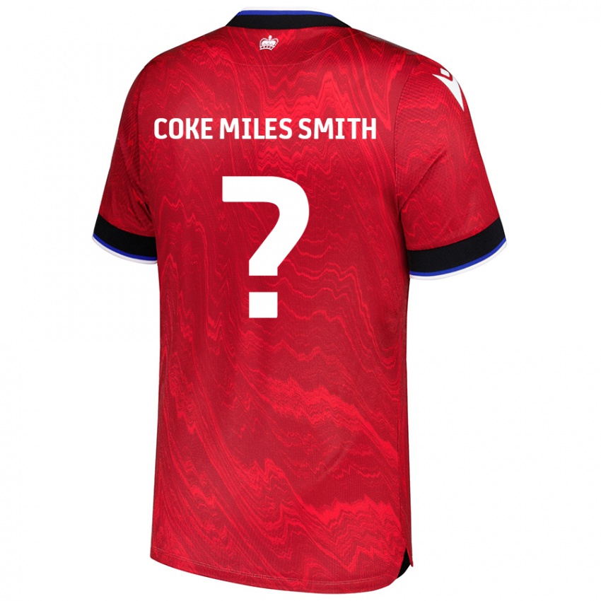 Kinder Kiyan Coke Miles Smith #0 Rot Schwarz Auswärtstrikot Trikot 2024/25 T-Shirt Österreich