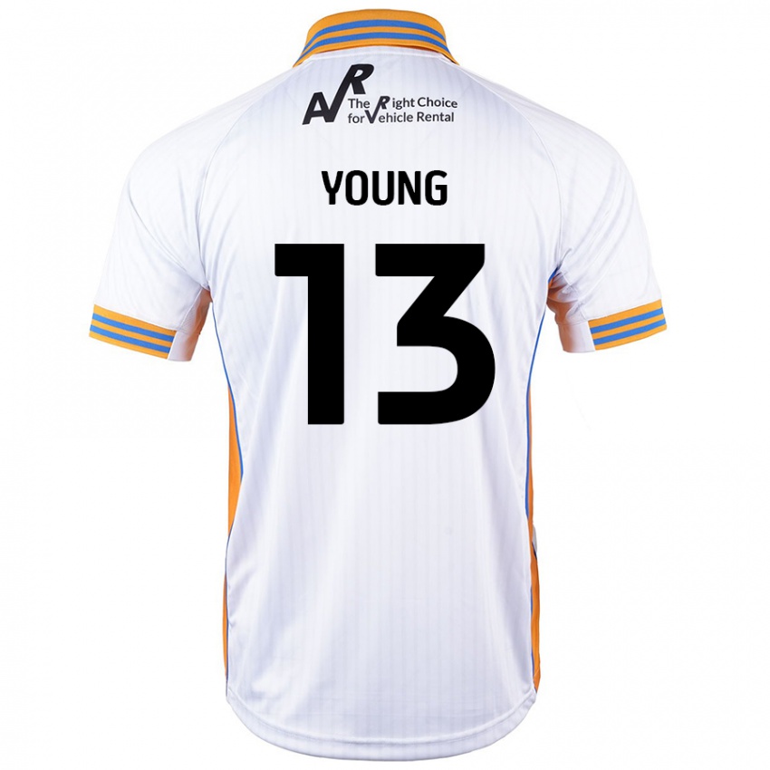 Kinder Joe Young #13 Weiß Auswärtstrikot Trikot 2024/25 T-Shirt Österreich