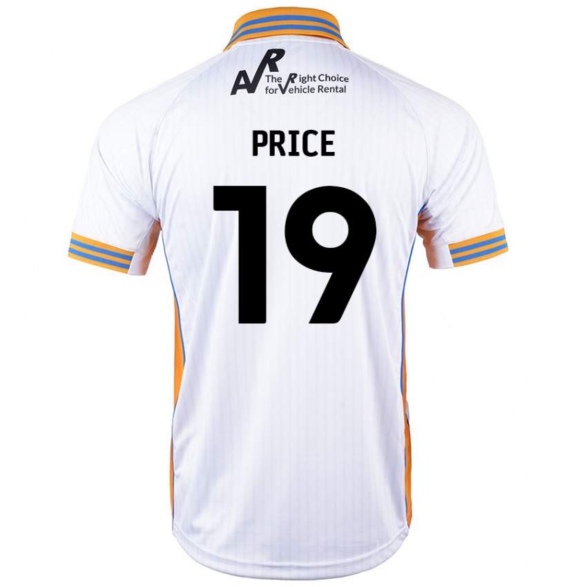 Kinder Jack Price #19 Weiß Auswärtstrikot Trikot 2024/25 T-Shirt Österreich