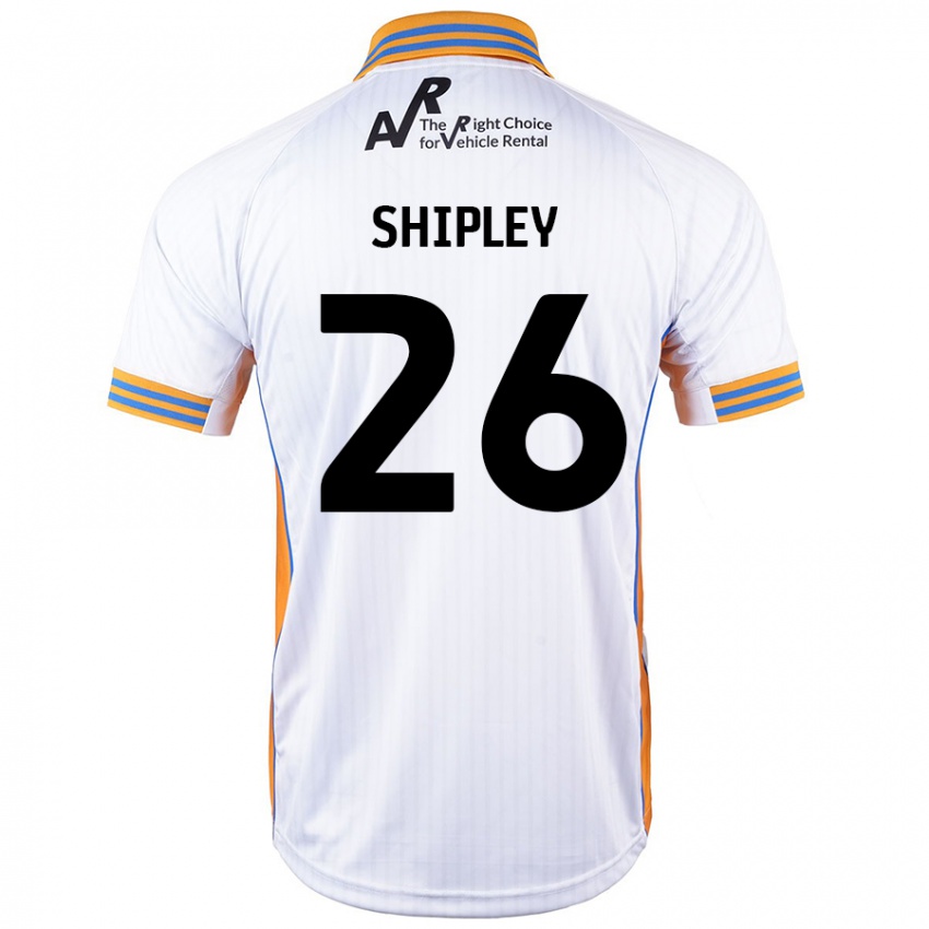 Kinder Jordan Shipley #26 Weiß Auswärtstrikot Trikot 2024/25 T-Shirt Österreich