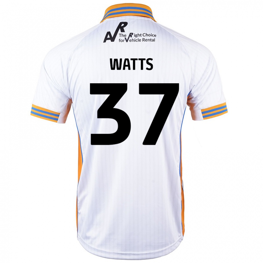 Kinder Harvey Watts #37 Weiß Auswärtstrikot Trikot 2024/25 T-Shirt Österreich