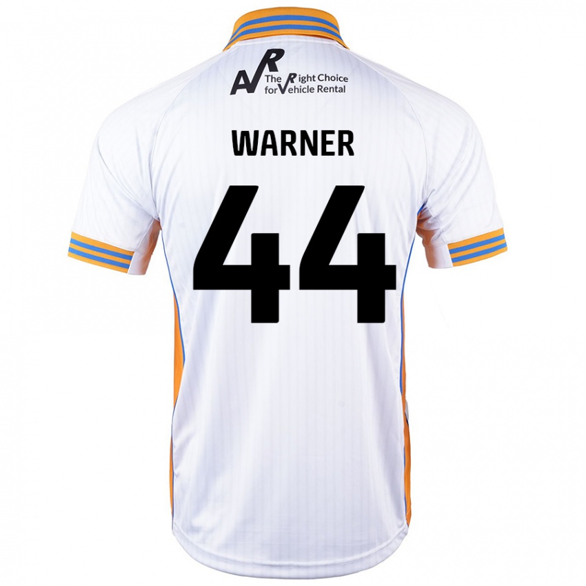 Kinder James Warner #44 Weiß Auswärtstrikot Trikot 2024/25 T-Shirt Österreich