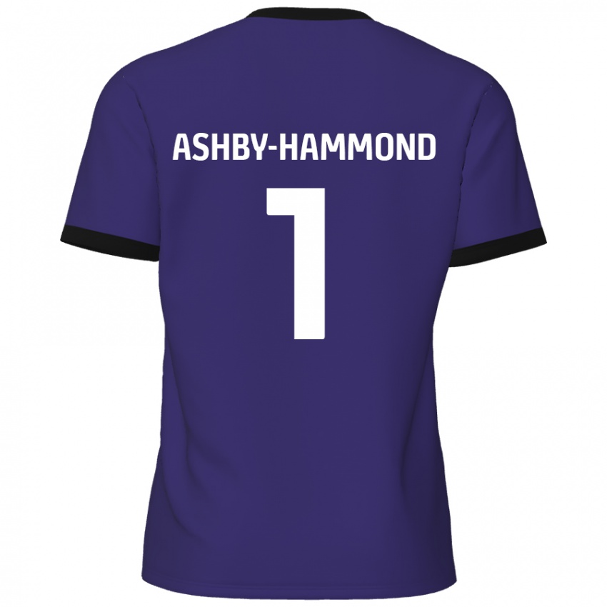 Kinder Taye Ashby-Hammond #1 Lila Auswärtstrikot Trikot 2024/25 T-Shirt Österreich