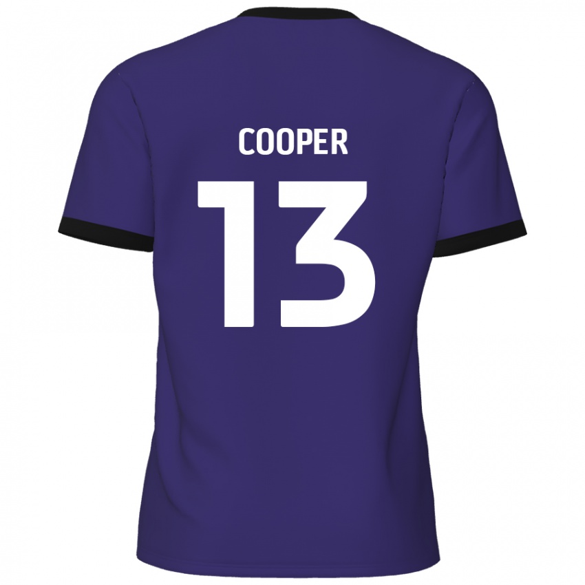 Kinder Murphy Cooper #13 Lila Auswärtstrikot Trikot 2024/25 T-Shirt Österreich