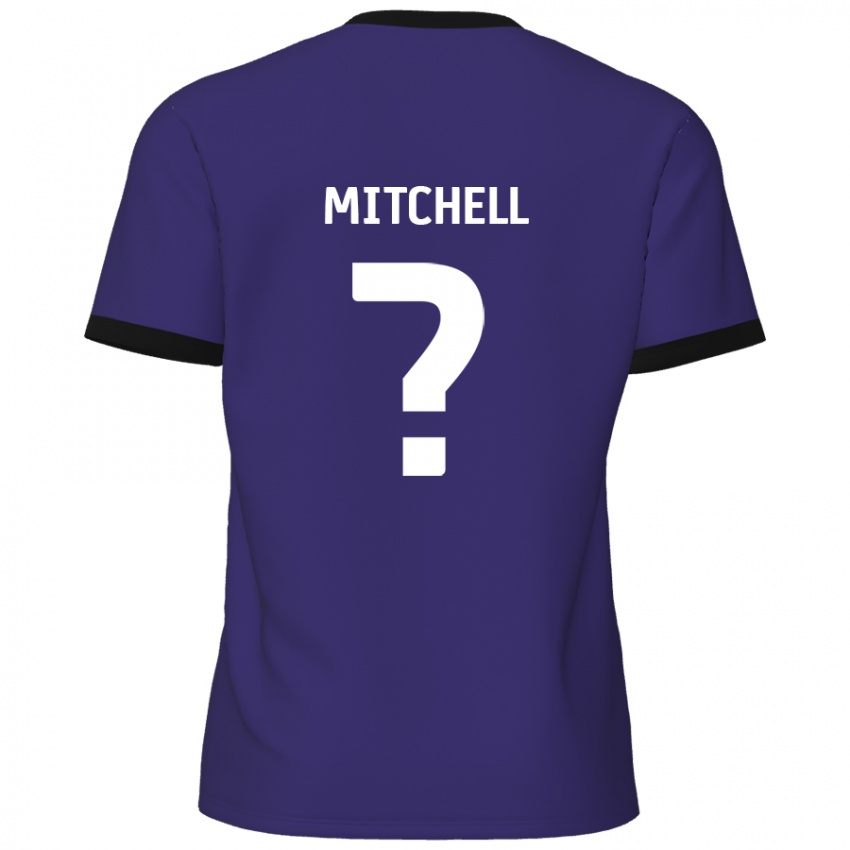 Kinder Rylee Mitchell #0 Lila Auswärtstrikot Trikot 2024/25 T-Shirt Österreich