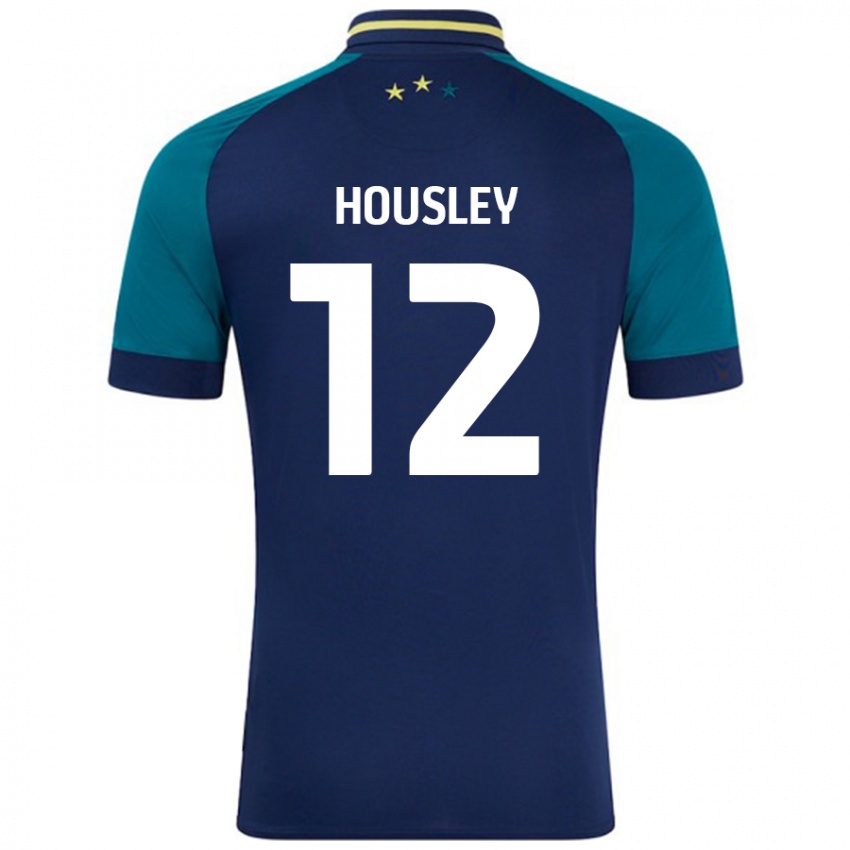 Kinder Autumn Housley #12 Marine Dunkelgrün Auswärtstrikot Trikot 2024/25 T-Shirt Österreich