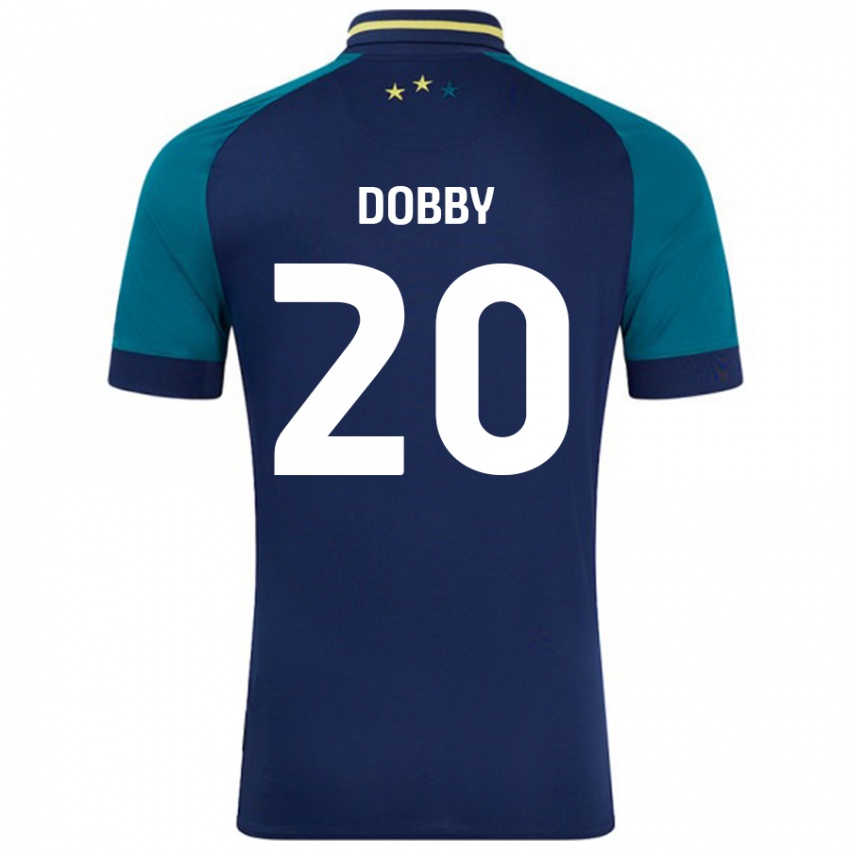 Kinder Sarah Dobby #20 Marine Dunkelgrün Auswärtstrikot Trikot 2024/25 T-Shirt Österreich