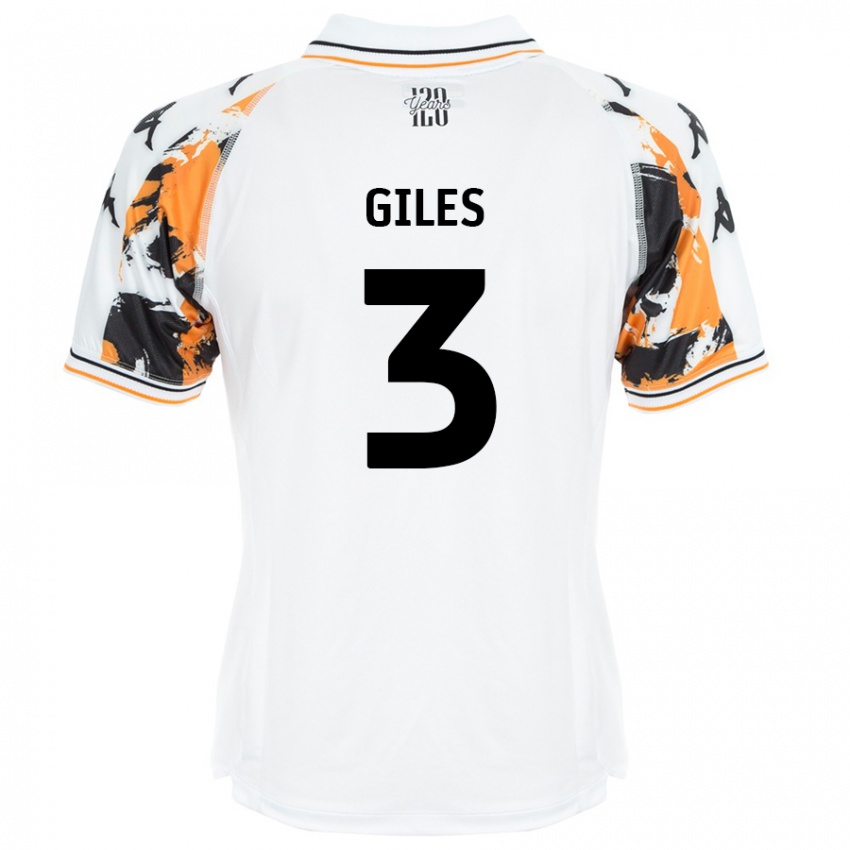 Kinder Ryan Giles #3 Weiß Auswärtstrikot Trikot 2024/25 T-Shirt Österreich