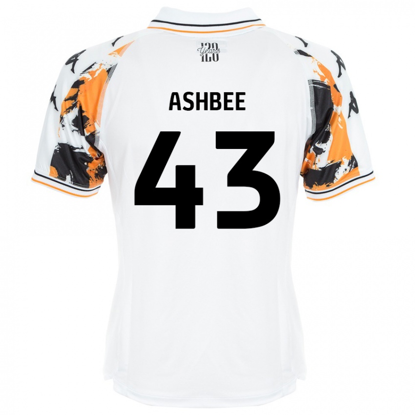 Kinder Stanley Ashbee #43 Weiß Auswärtstrikot Trikot 2024/25 T-Shirt Österreich