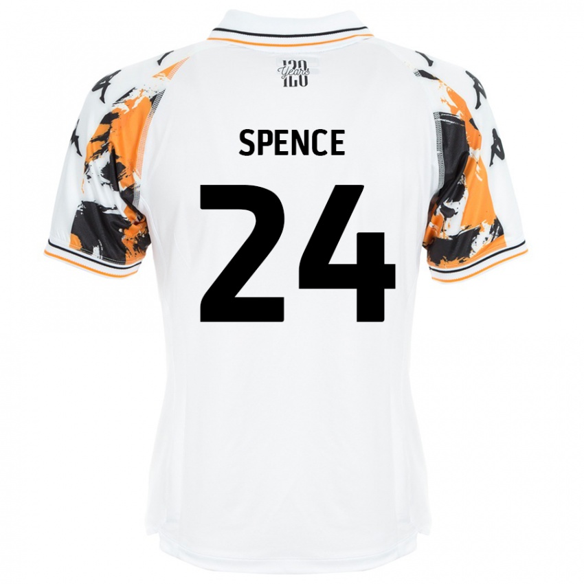 Kinder Emily Spence #24 Weiß Auswärtstrikot Trikot 2024/25 T-Shirt Österreich