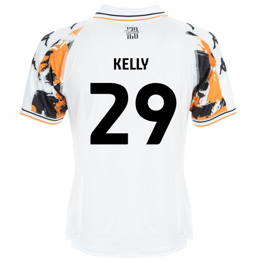 Kinder Ace Kelly #29 Weiß Auswärtstrikot Trikot 2024/25 T-Shirt Österreich