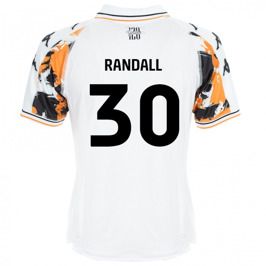 Kinder Jennifer Randall #30 Weiß Auswärtstrikot Trikot 2024/25 T-Shirt Österreich