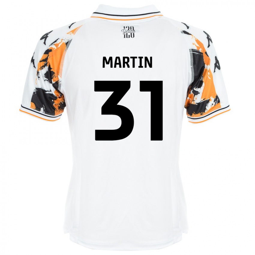 Kinder Faith Martin #31 Weiß Auswärtstrikot Trikot 2024/25 T-Shirt Österreich