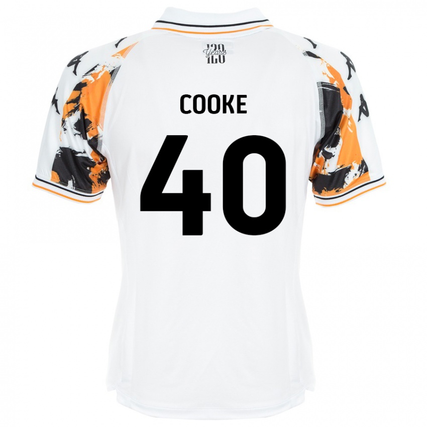 Kinder Megan Cooke #40 Weiß Auswärtstrikot Trikot 2024/25 T-Shirt Österreich