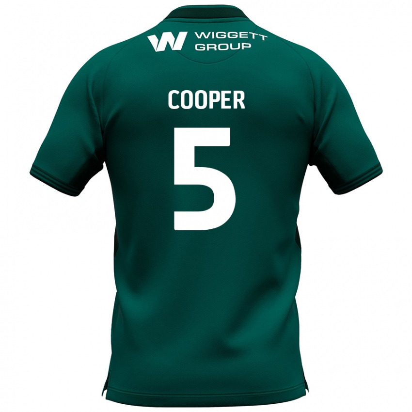 Kinder Jake Cooper #5 Grün Auswärtstrikot Trikot 2024/25 T-Shirt Österreich