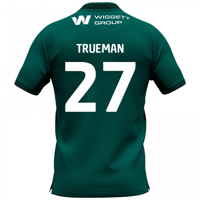 Kinder Connal Trueman #27 Grün Auswärtstrikot Trikot 2024/25 T-Shirt Österreich