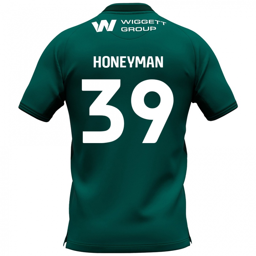 Kinder George Honeyman #39 Grün Auswärtstrikot Trikot 2024/25 T-Shirt Österreich