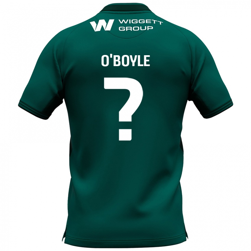 Kinder Elidon O'boyle #0 Grün Auswärtstrikot Trikot 2024/25 T-Shirt Österreich