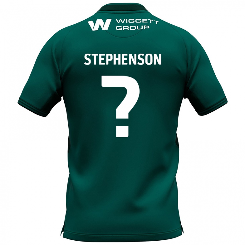 Kinder Joshua Stephenson #0 Grün Auswärtstrikot Trikot 2024/25 T-Shirt Österreich