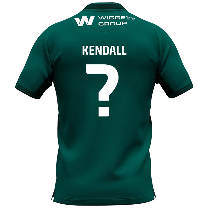 Kinder Sheldon Kendall #0 Grün Auswärtstrikot Trikot 2024/25 T-Shirt Österreich