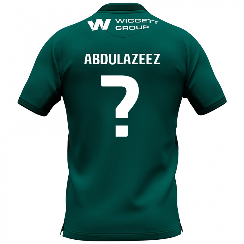 Kinder Abdulahi Abdulazeez #0 Grün Auswärtstrikot Trikot 2024/25 T-Shirt Österreich