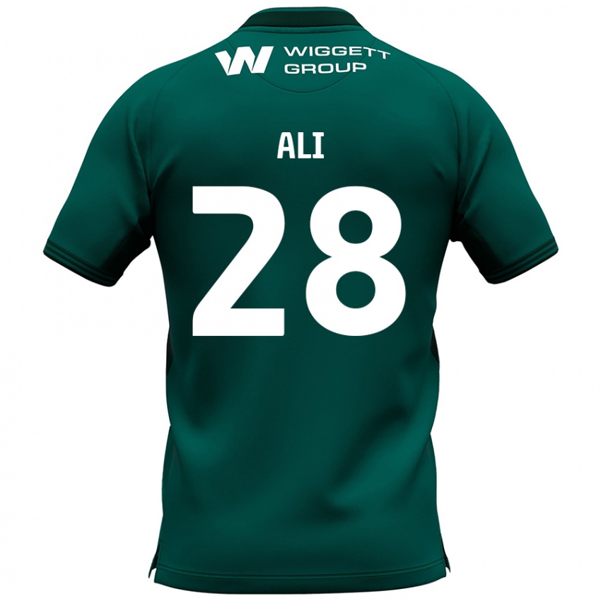 Kinder Francesca Ali #28 Grün Auswärtstrikot Trikot 2024/25 T-Shirt Österreich