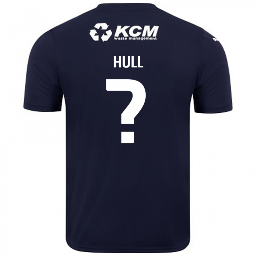 Kinder Jake Hull #0 Marineblau Auswärtstrikot Trikot 2024/25 T-Shirt Österreich