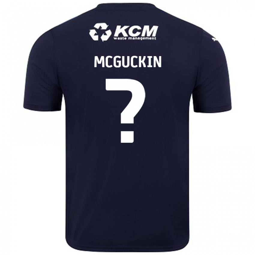 Kinder Ciaran Mcguckin #0 Marineblau Auswärtstrikot Trikot 2024/25 T-Shirt Österreich