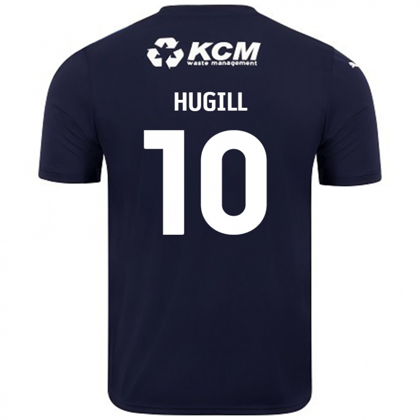 Kinder Jordan Hugill #10 Marineblau Auswärtstrikot Trikot 2024/25 T-Shirt Österreich