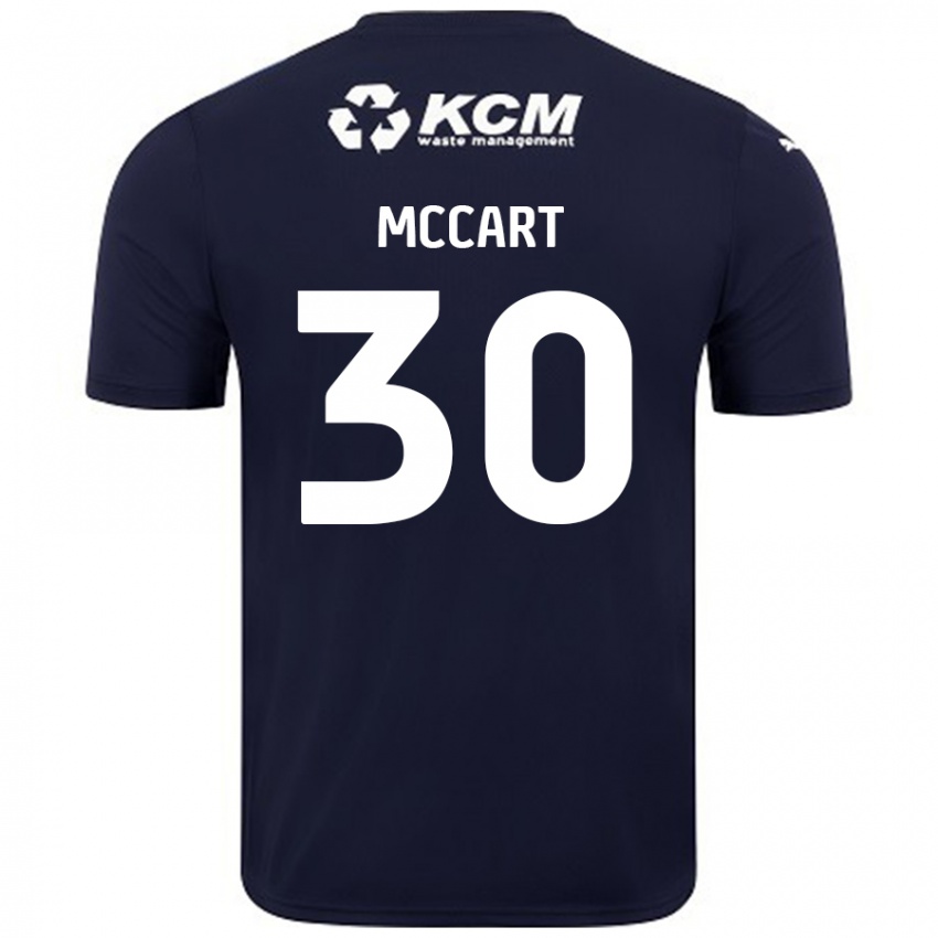 Kinder Jamie Mccart #30 Marineblau Auswärtstrikot Trikot 2024/25 T-Shirt Österreich