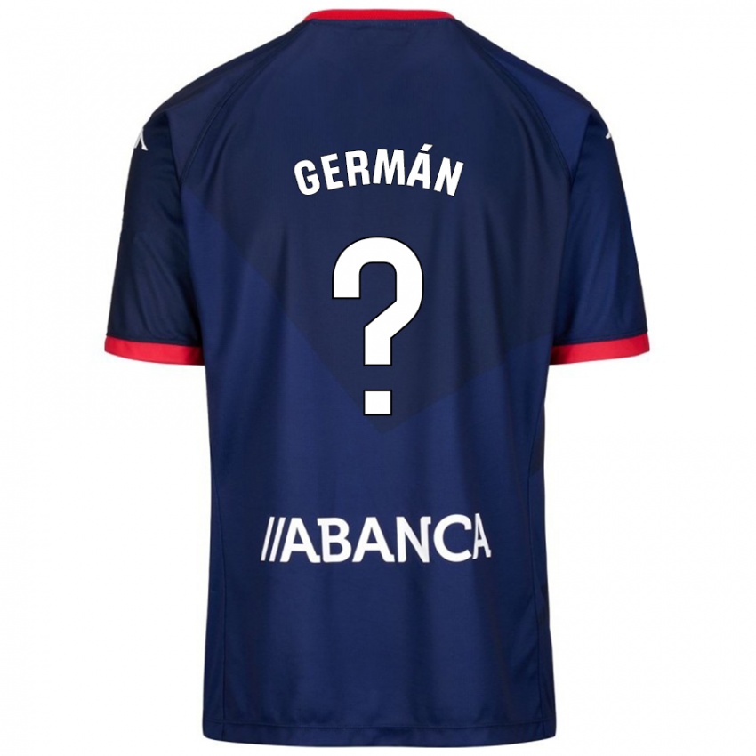 Kinder Germán Parreño #1 Marineblau Auswärtstrikot Trikot 2024/25 T-Shirt Österreich