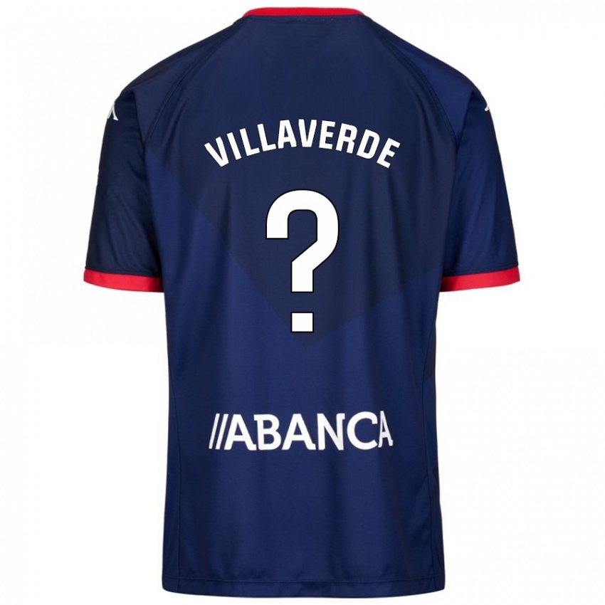 Kinder Hugo Villaverde #0 Marineblau Auswärtstrikot Trikot 2024/25 T-Shirt Österreich