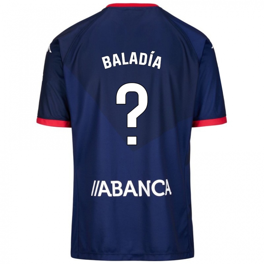 Kinder Álvaro Baladía #21 Marineblau Auswärtstrikot Trikot 2024/25 T-Shirt Österreich