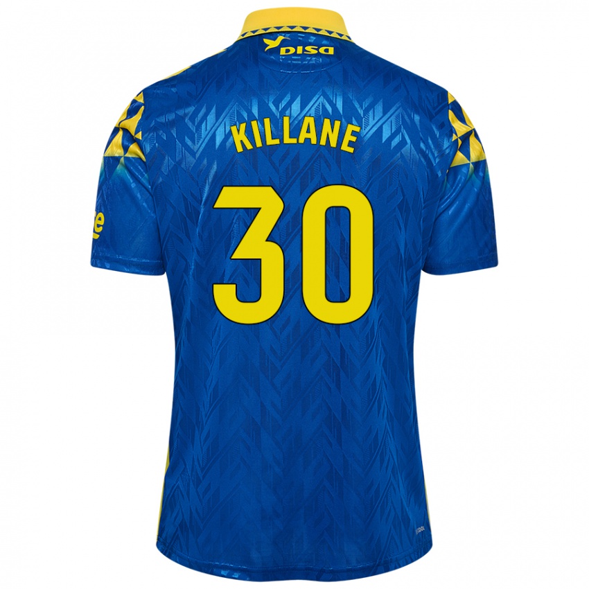 Kinder Álvaro Killane #30 Blau Gelb Auswärtstrikot Trikot 2024/25 T-Shirt Österreich