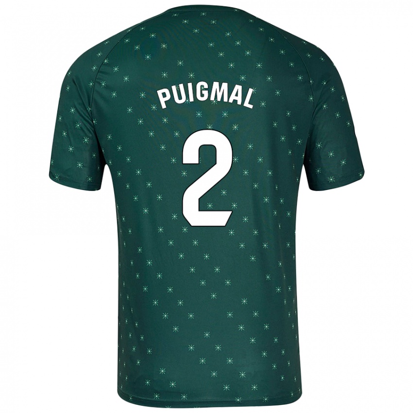 Kinder Arnau Puigmal #2 Dunkelgrün Auswärtstrikot Trikot 2024/25 T-Shirt Österreich