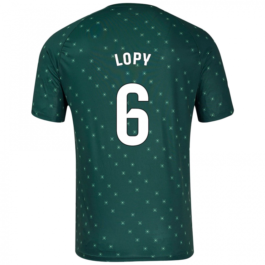 Kinder Dion Lopy #6 Dunkelgrün Auswärtstrikot Trikot 2024/25 T-Shirt Österreich