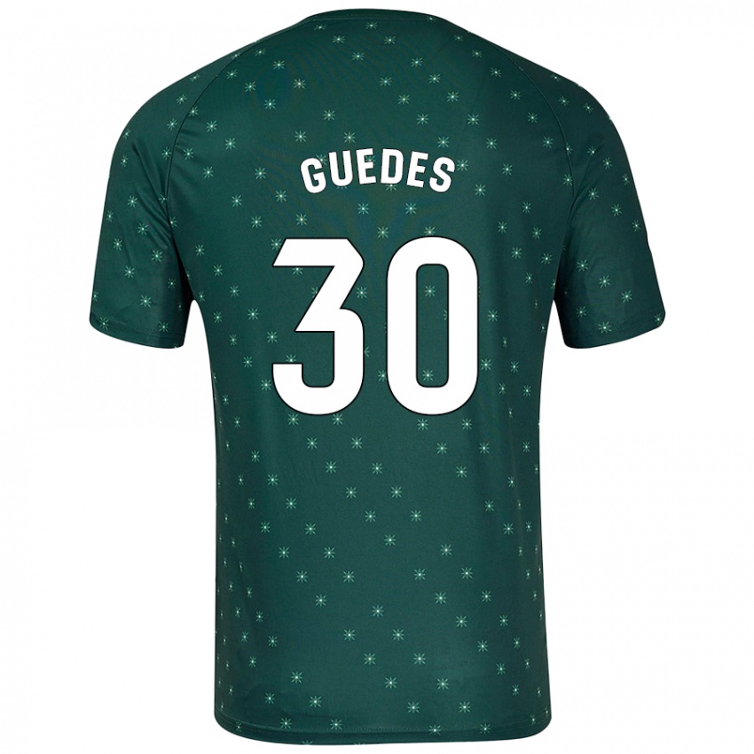 Kinder Gui Guedes #30 Dunkelgrün Auswärtstrikot Trikot 2024/25 T-Shirt Österreich