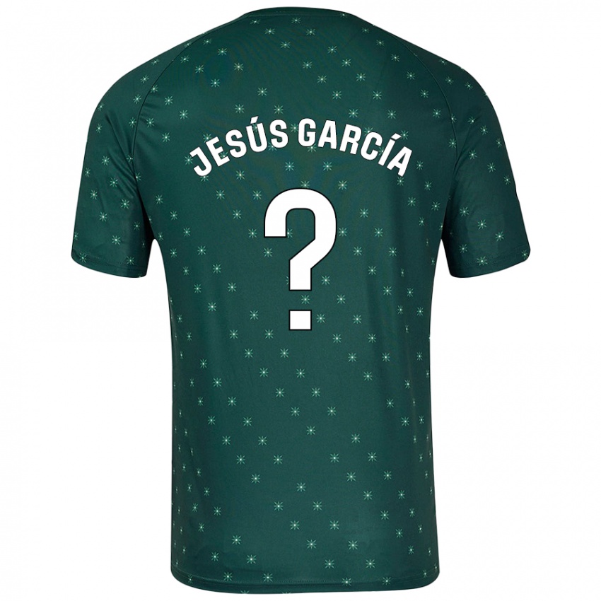 Kinder Jesús García #0 Dunkelgrün Auswärtstrikot Trikot 2024/25 T-Shirt Österreich