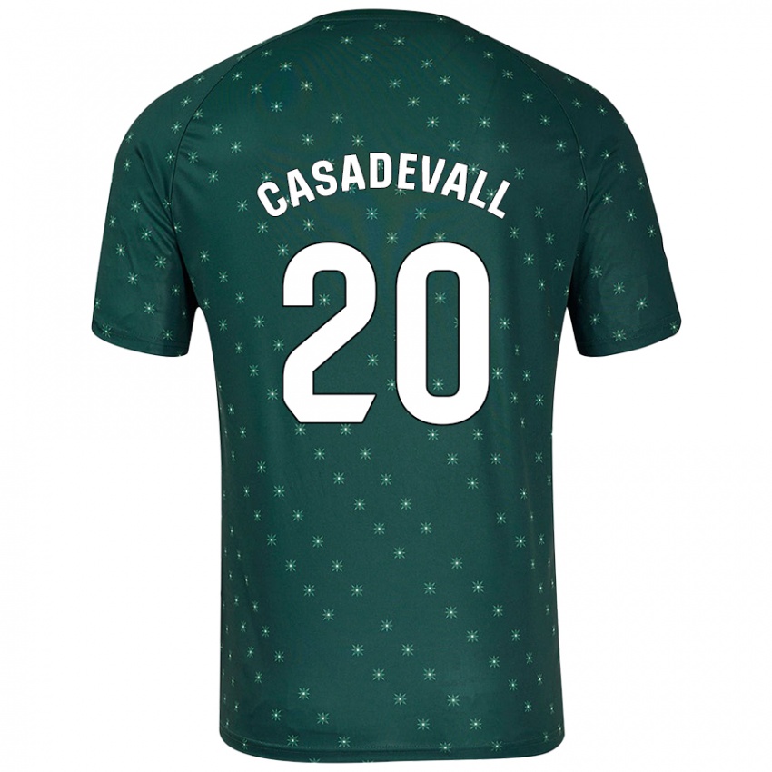 Kinder Marçal Casadevall #20 Dunkelgrün Auswärtstrikot Trikot 2024/25 T-Shirt Österreich