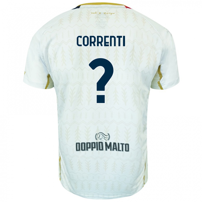 Kinder Gabriele Correnti #0 Weiß Auswärtstrikot Trikot 2024/25 T-Shirt Österreich