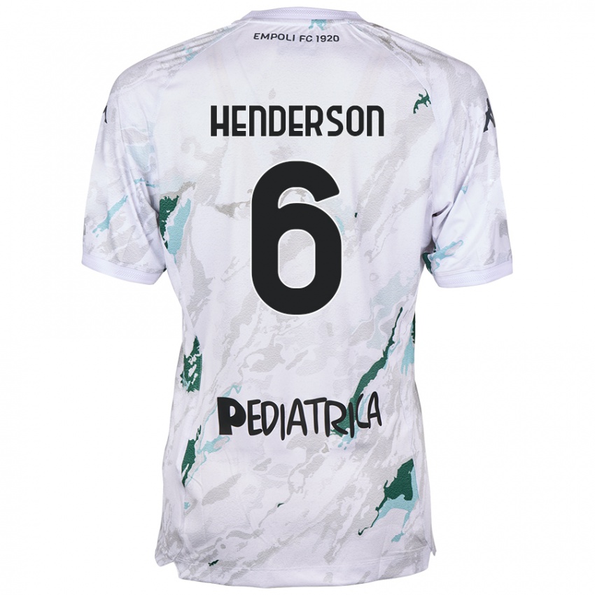 Kinder Liam Henderson #6 Grau Auswärtstrikot Trikot 2024/25 T-Shirt Österreich