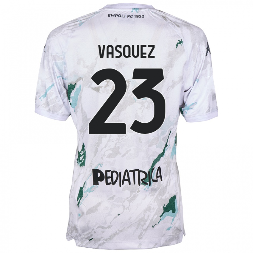 Kinder Devis Vásquez #23 Grau Auswärtstrikot Trikot 2024/25 T-Shirt Österreich