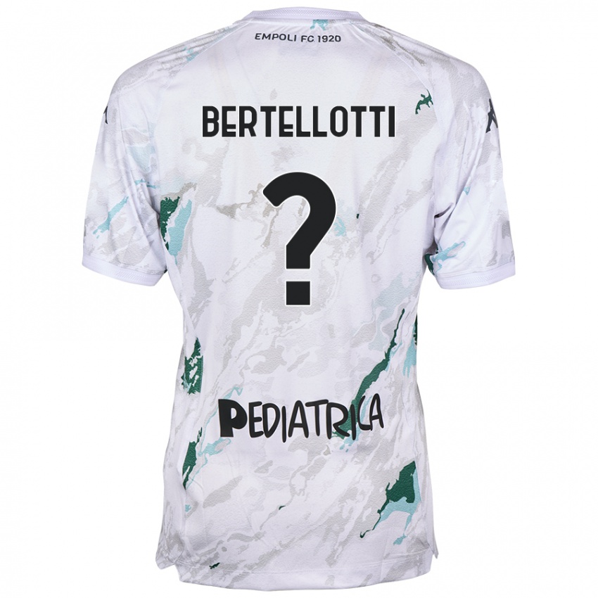 Kinder Giacomo Bertellotti #0 Grau Auswärtstrikot Trikot 2024/25 T-Shirt Österreich