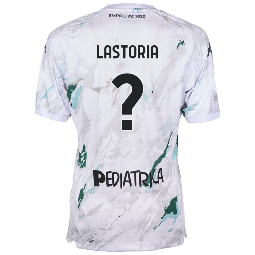 Kinder Tommaso Lastoria #0 Grau Auswärtstrikot Trikot 2024/25 T-Shirt Österreich