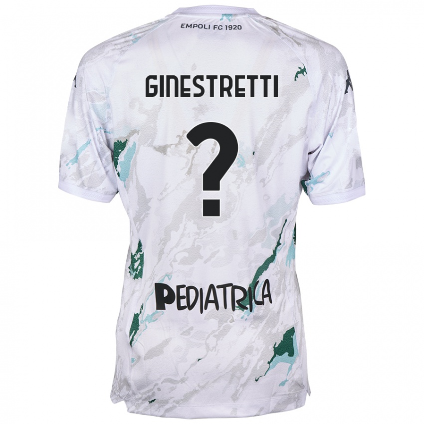 Kinder Davide Ginestretti #0 Grau Auswärtstrikot Trikot 2024/25 T-Shirt Österreich