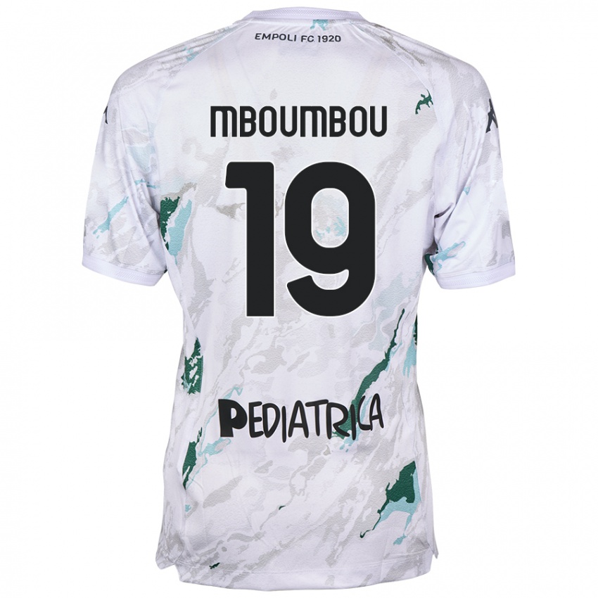 Kinder Arnaud Mboumbou #19 Grau Auswärtstrikot Trikot 2024/25 T-Shirt Österreich