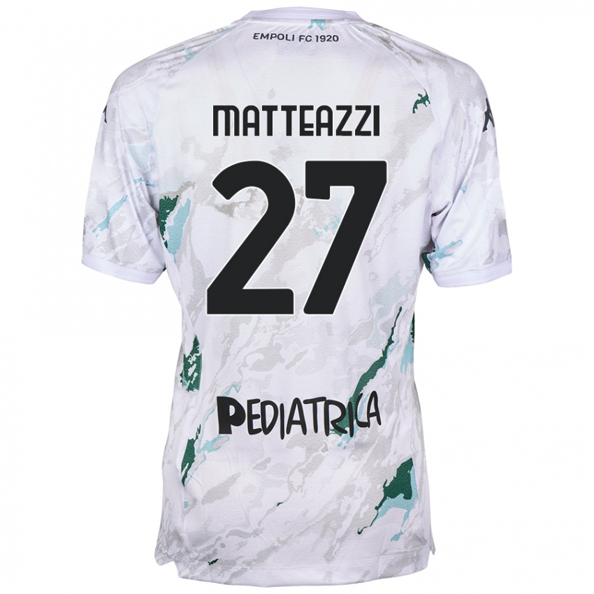 Kinder Ernesto Matteazzi #27 Grau Auswärtstrikot Trikot 2024/25 T-Shirt Österreich