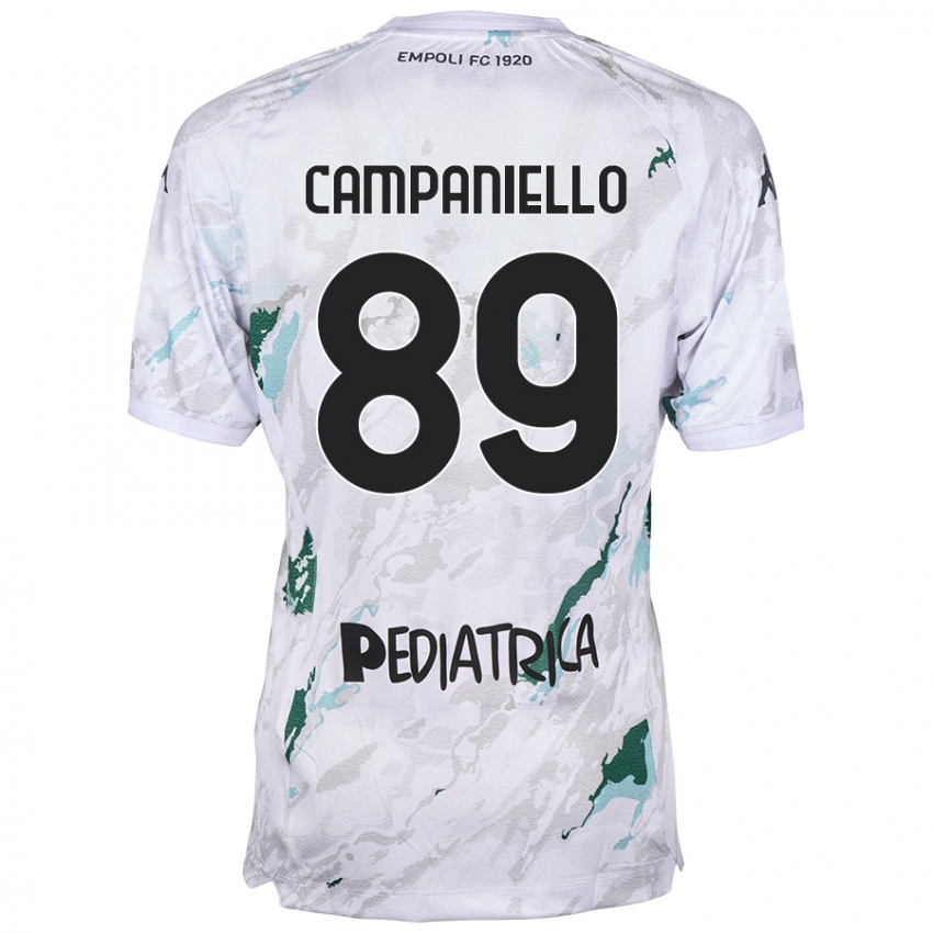 Kinder Thomas Campaniello #89 Grau Auswärtstrikot Trikot 2024/25 T-Shirt Österreich