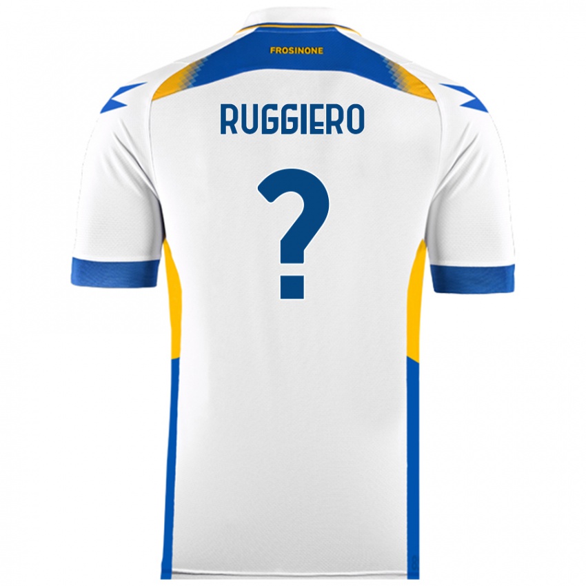 Kinder Gregory Ruggiero #0 Weiß Auswärtstrikot Trikot 2024/25 T-Shirt Österreich